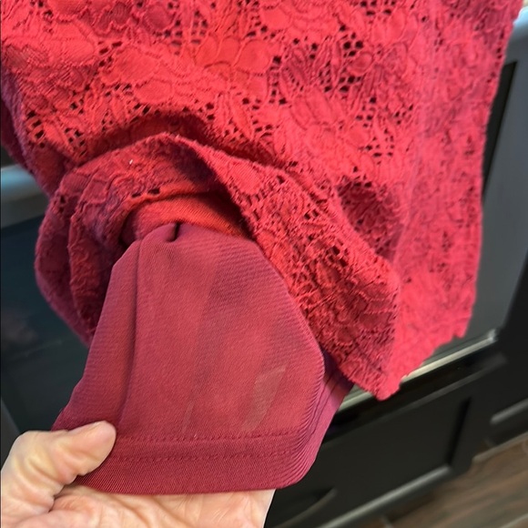 Croft & Barrow Red Fitted Sleeveless‎ Tank Top - Picture 7 of 7